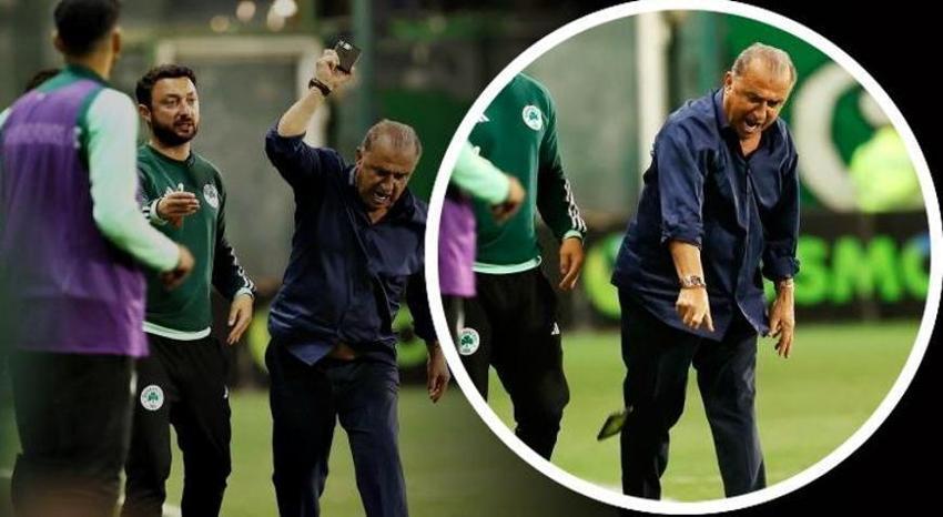 Fatih Terim'e olay tepki! Çılgına döndü, telefonu fırlattı