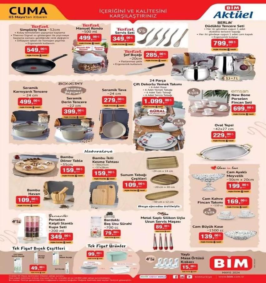 30 Nisan - 3 Mayıs 2024 BİM aktüel katalog: BİM rafta hangi ürünler satışta? Çay, blender, tost makinesi