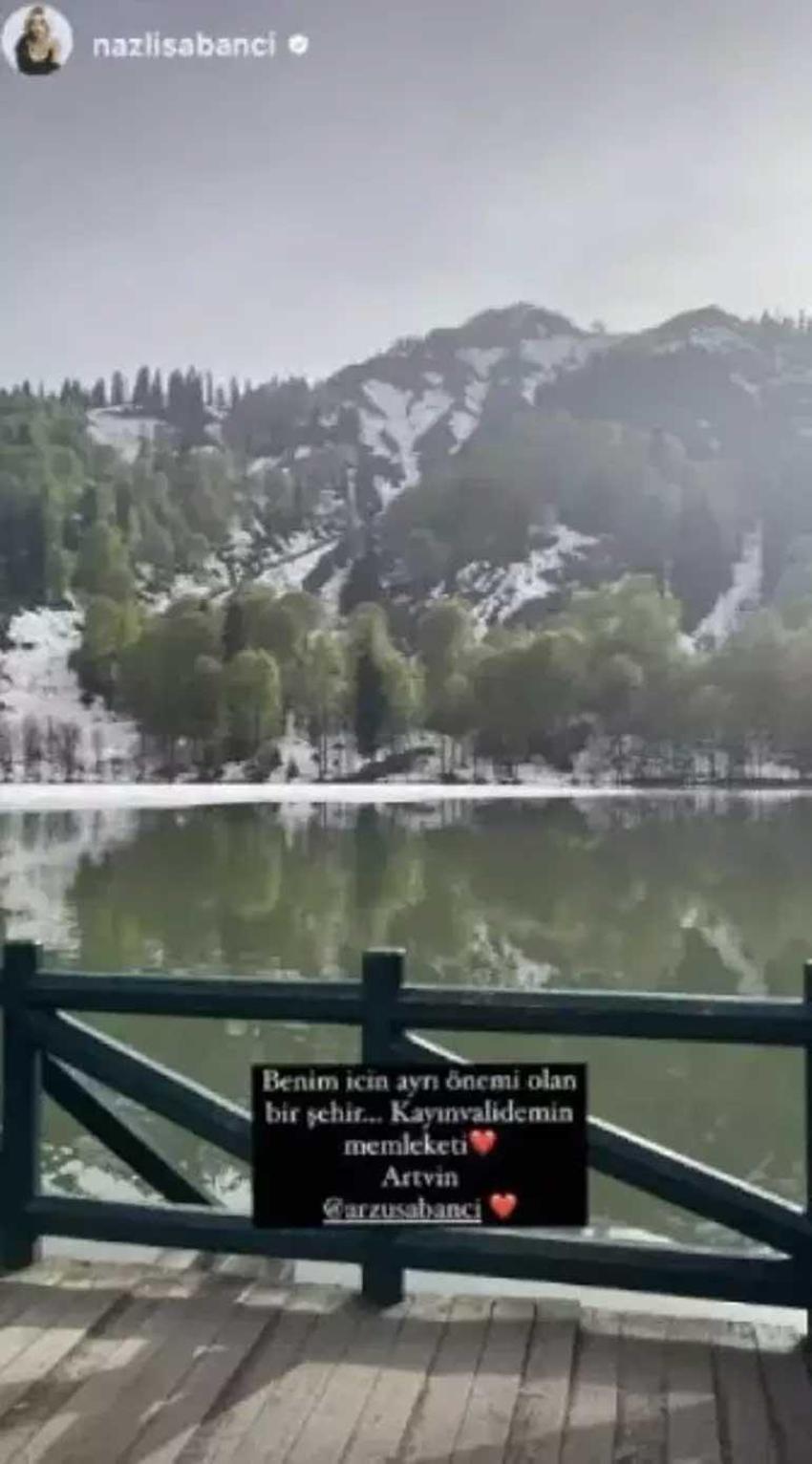 Nazlı Sabancı'dan kayınvalidesine jest! 