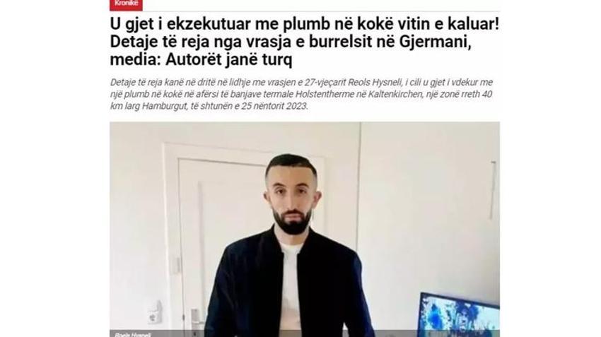 Almanya'da altın tabancalı şahıs paniğe yol açtı! Türkiye'ye kaçmış olabilir...