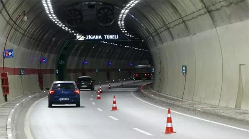 Zigana Tüneli'nden 2 milyona yakın araç geçti!
