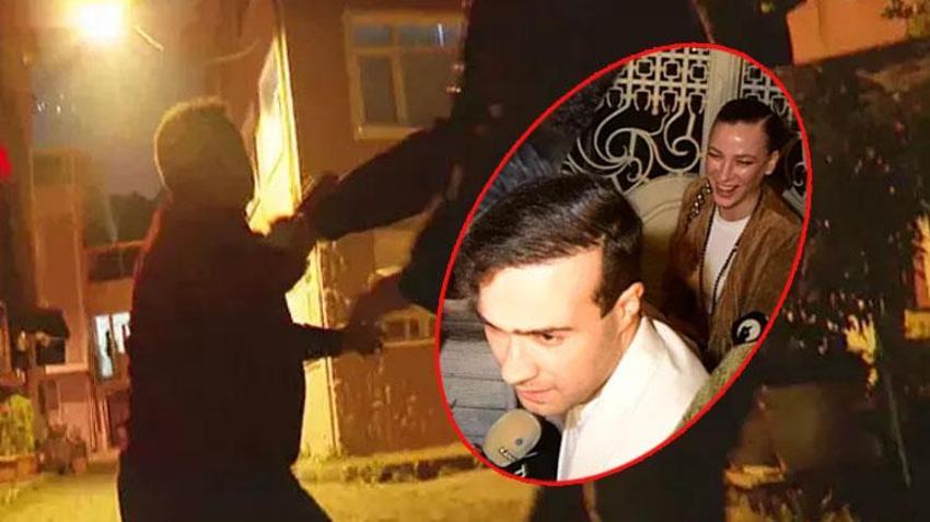 Mert Demir-Serenay Sarıkaya’ı bekleyen gazetecilere saldırı! 'Başınıza büyük iş alırsınız'