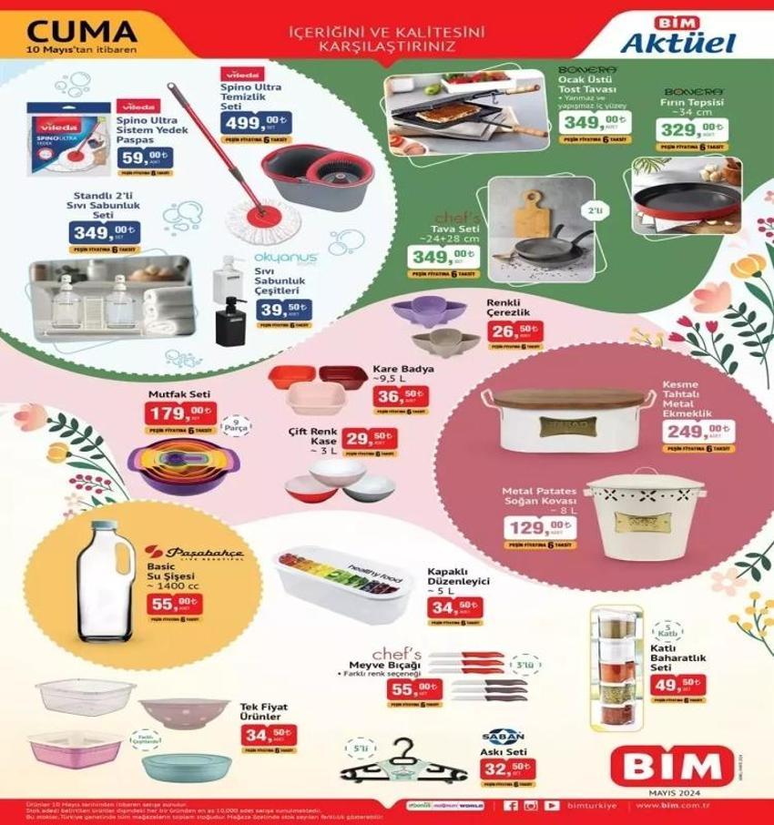 BİM aktüel 7-10 Mayıs katalog 2024 yayınlandı! BİM bu hafta neler var? Güncel BİM katalogunda indirimli ürünler