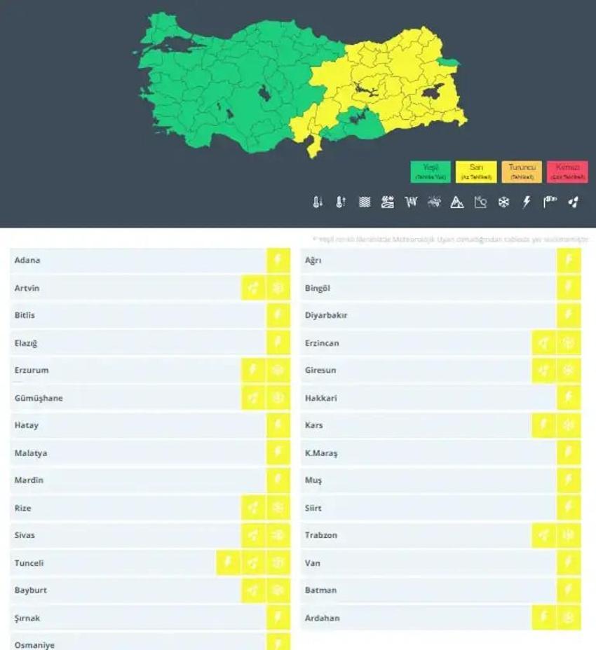 Mayıs'ta kar sürprizi: Lapa lapa yağış başladı! 11 kent kara teslim olacak, 29 ilde sarı alarm verildi