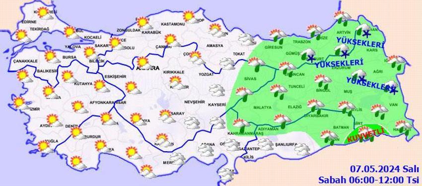 Doğu kara teslim oldu! Mayıs'ta hava sıcaklığı sıfırın altına düştü! Meteoroloji'den yeni uyarı geldi