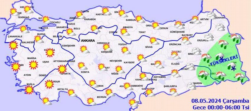 Doğu kara teslim oldu! Mayıs'ta hava sıcaklığı sıfırın altına düştü! Meteoroloji'den yeni uyarı geldi
