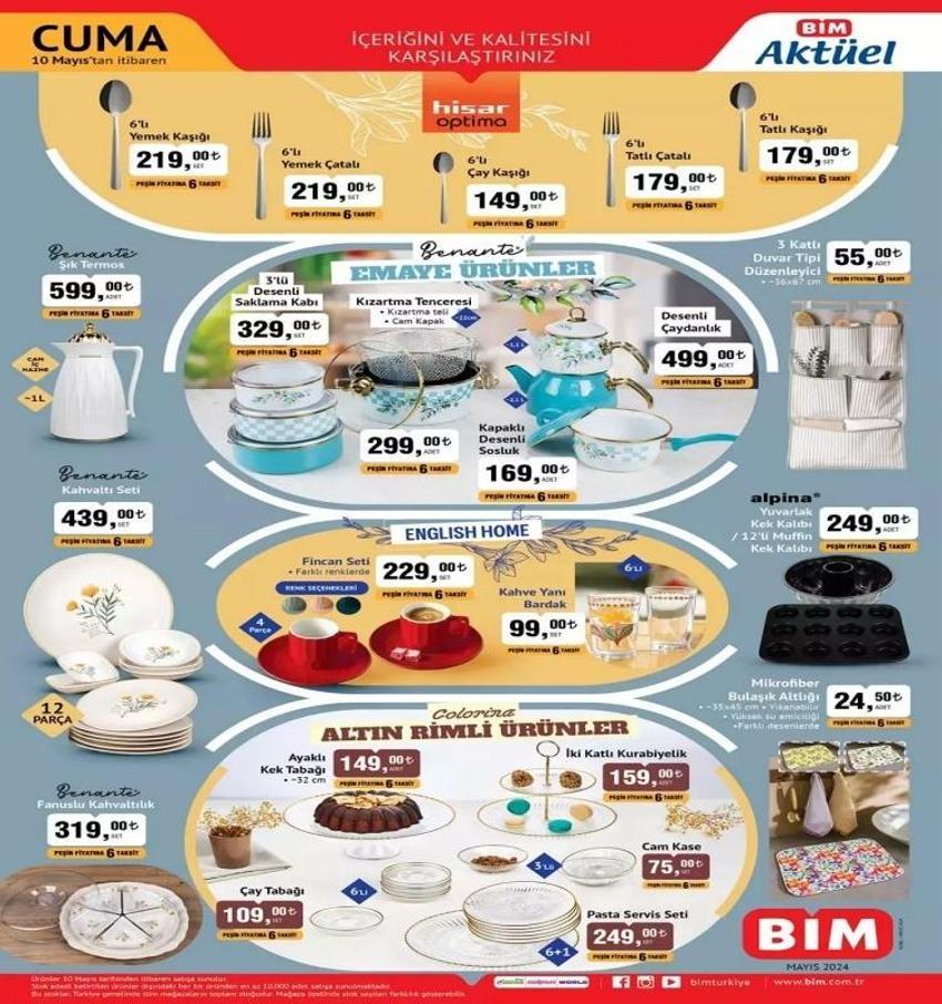 10 Mayıs BİM aktüel: BİM'de hangi ürünler bu hafta indirimli? Fırın, blender seti, bisiklet...