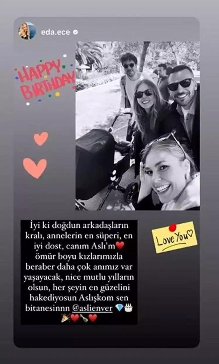 Aslı Enver 40. Yaşını kutladı! “Her şeyin en güzelini hak ediyorsun Aslışkom”
