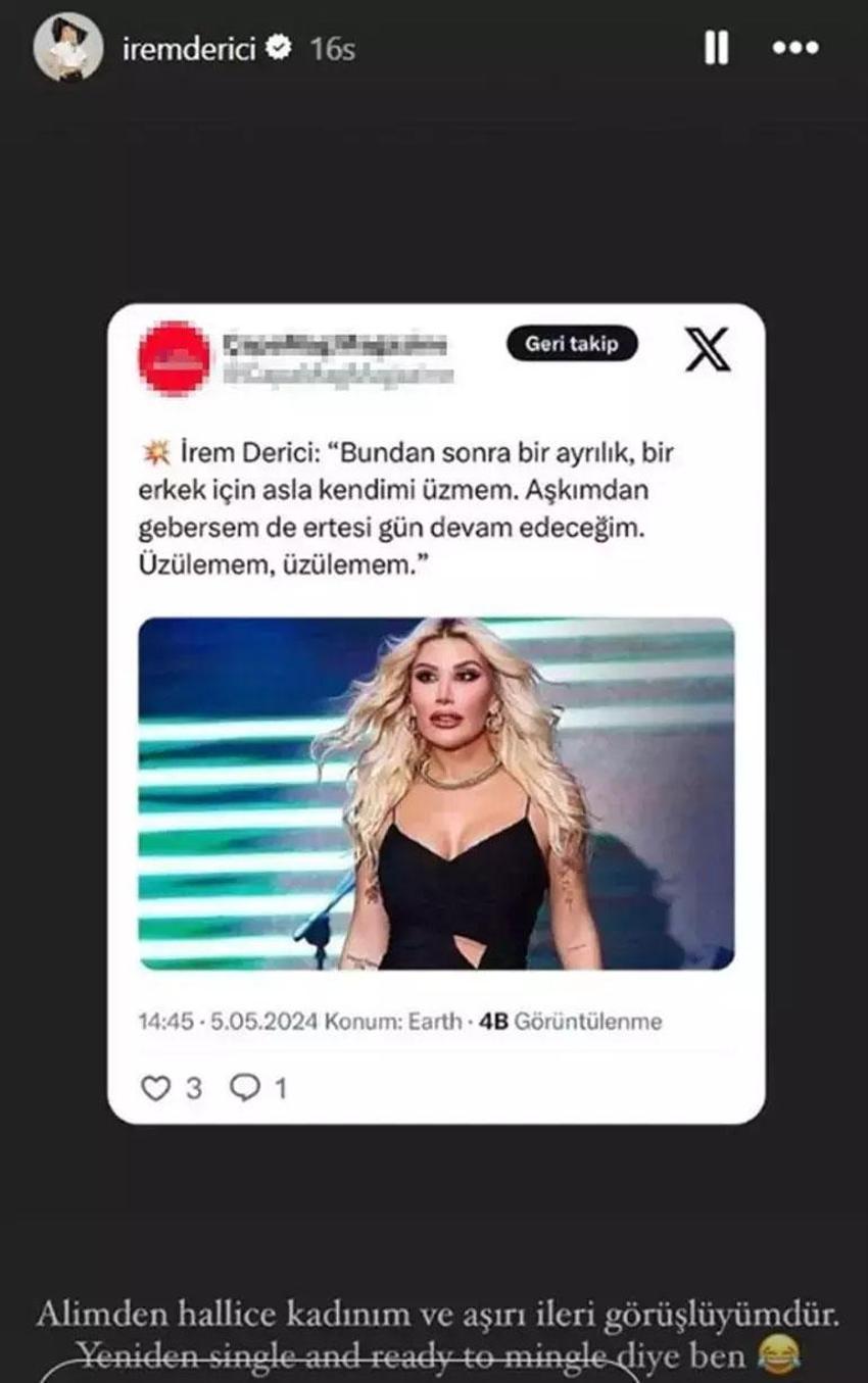 İrem Derici Gökhan Fırat hakkında konuşmak istemedi! 'Kalbim kırık'