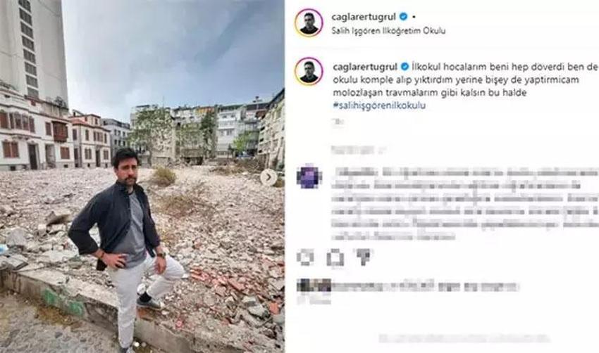 'Moloz' paylaşımı olay olmuştu! Okulu Çağlar Ertuğrul mu yıktırdı? ‘Ben de şiddete maruz kaldım’