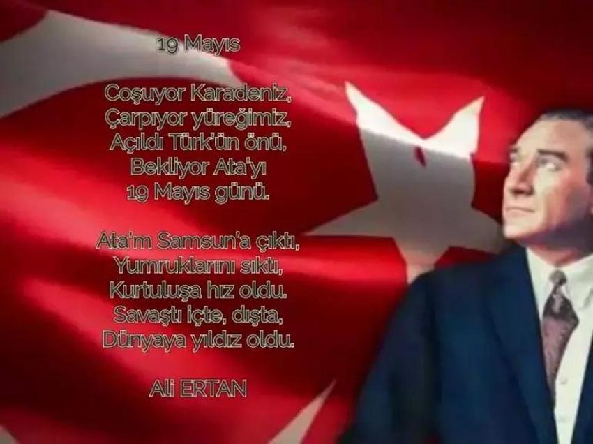 19 Mayıs şiirleri uzun kısa! 2,3,4,5,6 kıtalık ilkokul, ortaokul, lise için resimli, duygusal 19 Mayıs Atatürk'ü Anma, Gençlik ve Spor Bayramı Şiirleri