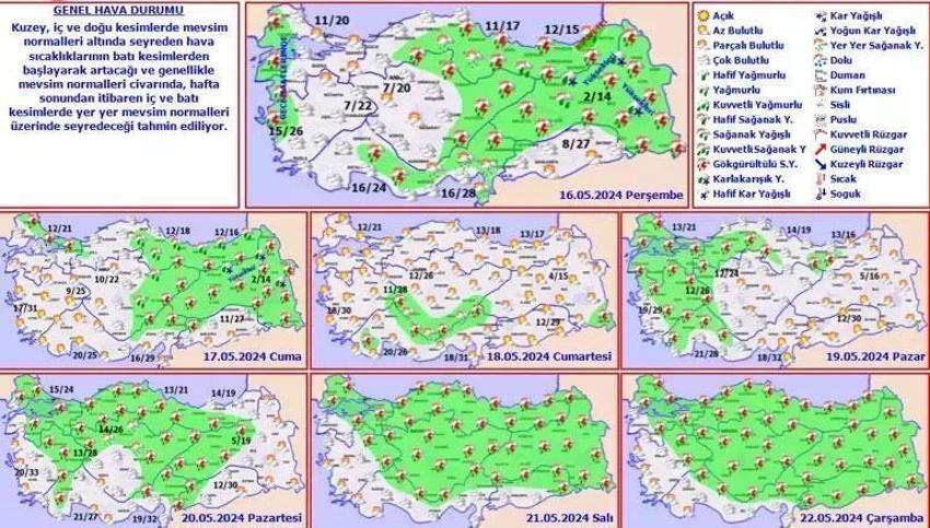 Kar ve sağanak geri geliyor! Meteoroloji yeni hava durumu haritasını yayımladı! İstanbul, Ankara ve İzmir'i vuracak
