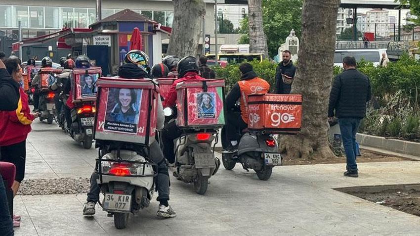 Motokuryelerden Ata Emre Akman için adalet konvoyu
