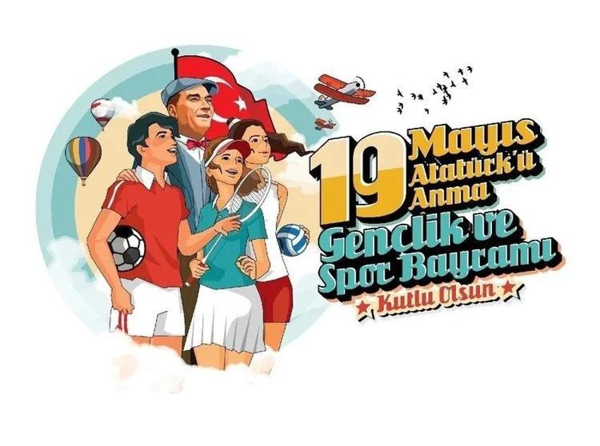 Bayraklı resimli 19 Mayıs mesajları: 105. yıla özel 19 Mayıs 1919 Atatürk'ü Anma Gençlik Spor Bayramı kutlama sözleri
