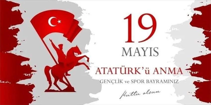 Bayraklı resimli 19 Mayıs mesajları: 105. yıla özel 19 Mayıs 1919 Atatürk'ü Anma Gençlik Spor Bayramı kutlama sözleri