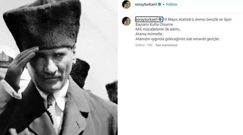 Ünlü isimlerden 19 Mayıs paylaşımları! 'Atamızın ışığında geleceğimiz size emanet gençler'