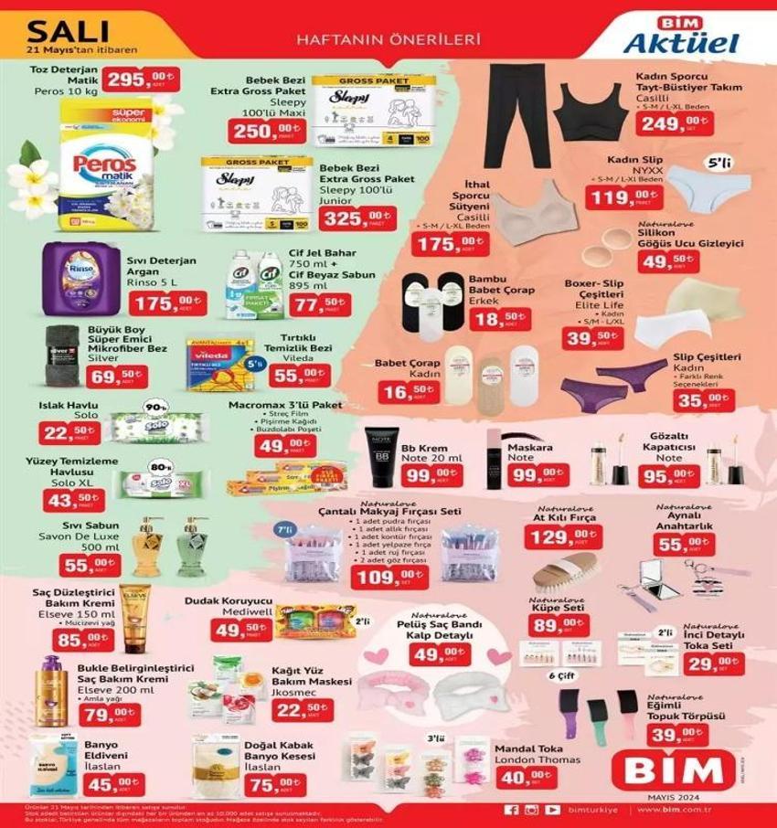 BİM 21-24 Mayıs aktüel: BİM'de bu hafta Salı ve Cuma hangi ürünler satışa çıkacak?