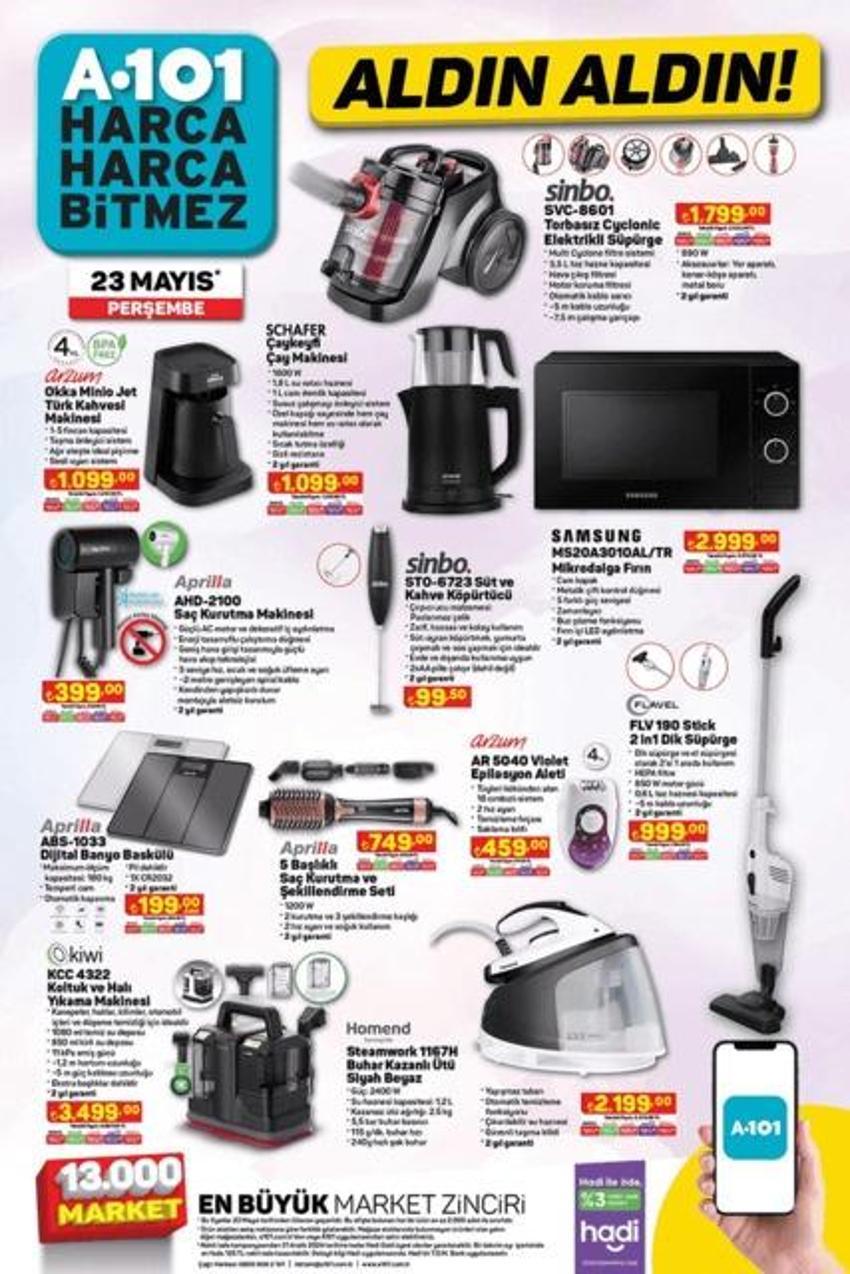 A101 aktüel 21-23 Mayıs katalog 2024 yayınlandı! Haftanın en ucuz ürünü A101 raflarında: Elektrikli mopedin fiyatını kimse tahmin edemedi