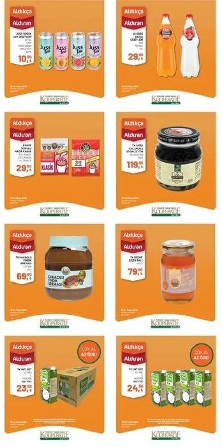 Tarım Market 22-24 Mayıs aktüel katalog: Tarım Kredi'de Ayçiçek yağı, beyaz peynir fiyatını kimse tahmin edemedi