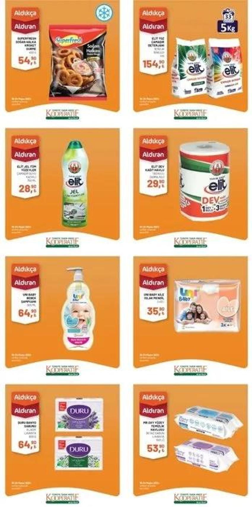 Tarım Market 22-24 Mayıs aktüel katalog: Tarım Kredi'de Ayçiçek yağı, beyaz peynir fiyatını kimse tahmin edemedi