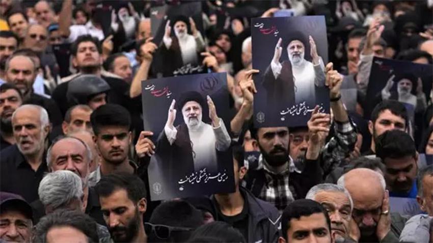 Dünyanın gözü Tahran'da... Cumhurbaşkanı Reisi için cenaze töreni düzenleniyor