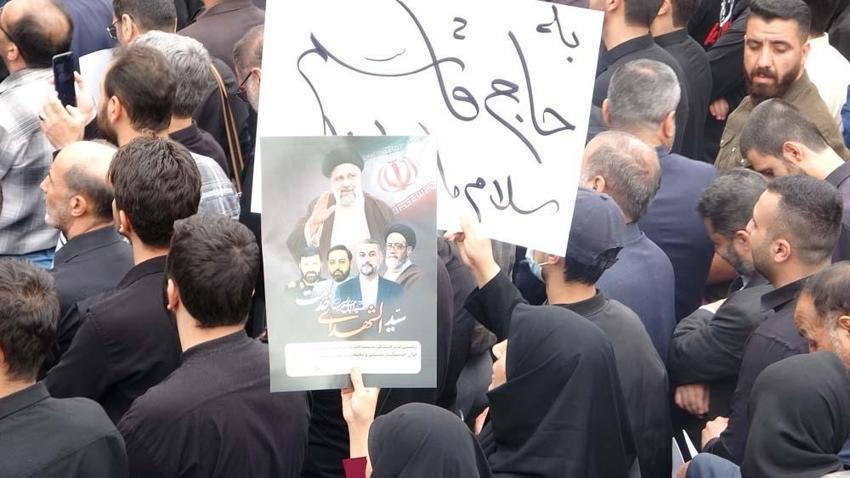 Reisi için Tahran'da cenaze töreni! Dikkat çeken detaylar ortaya çıktı