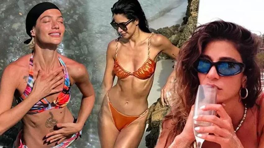 Ünlüler tatil sezonunu açtı!