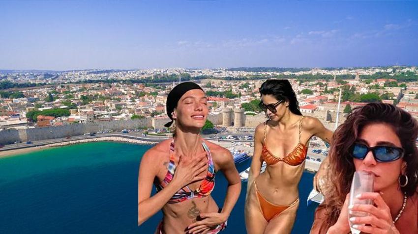 Ünlüler tatil sezonunu açtı!