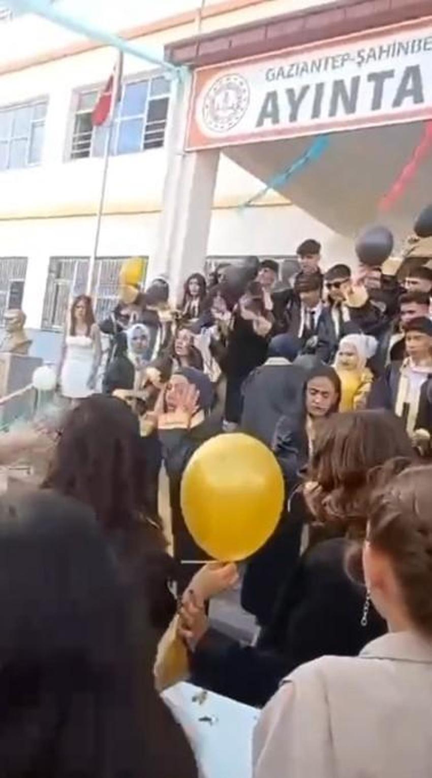Okuldaki mezuniyet kutlamasında helyum gazlı balon patladı: 8 yaralı