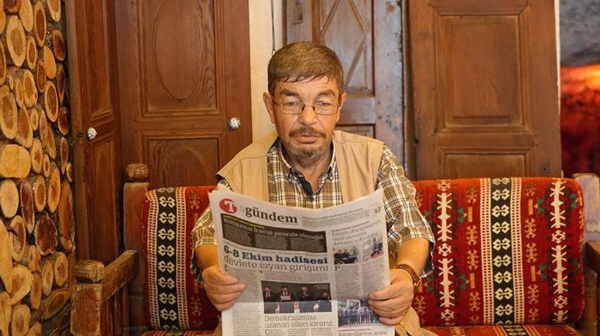 Gaziantep'in 'Terso Kemal'i gazeteleri ters okuyor