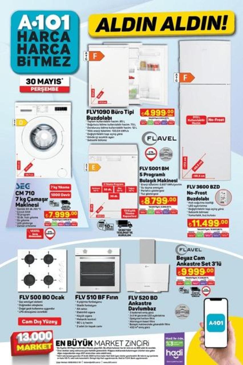 A101 30 Mayıs 2024 Aldın Aldın katalog aktüel: Yaz A101'e sıcak geldi, fiyatlar bu ürünlerde düştü! 