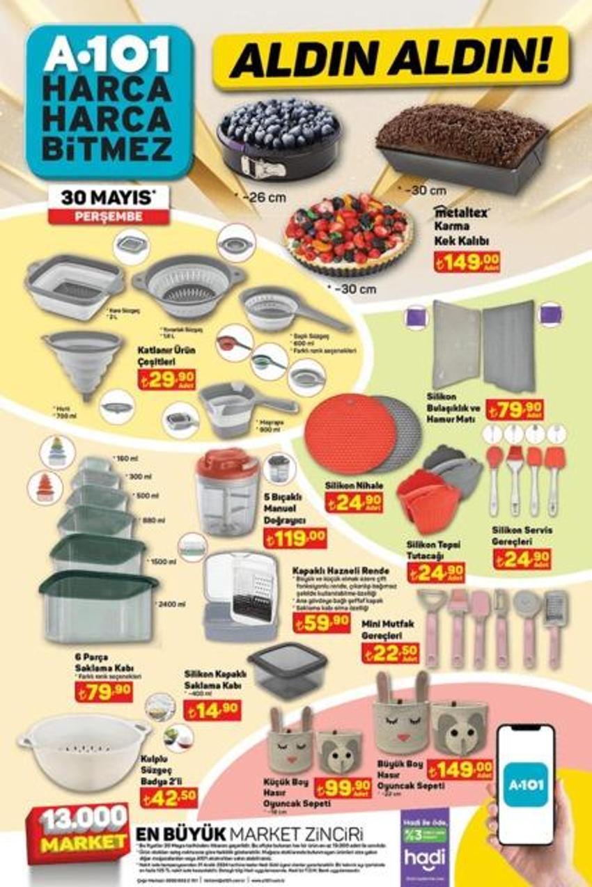 A101 30 Mayıs 2024 Aldın Aldın katalog aktüel: Yaz A101'e sıcak geldi, fiyatlar bu ürünlerde düştü! 
