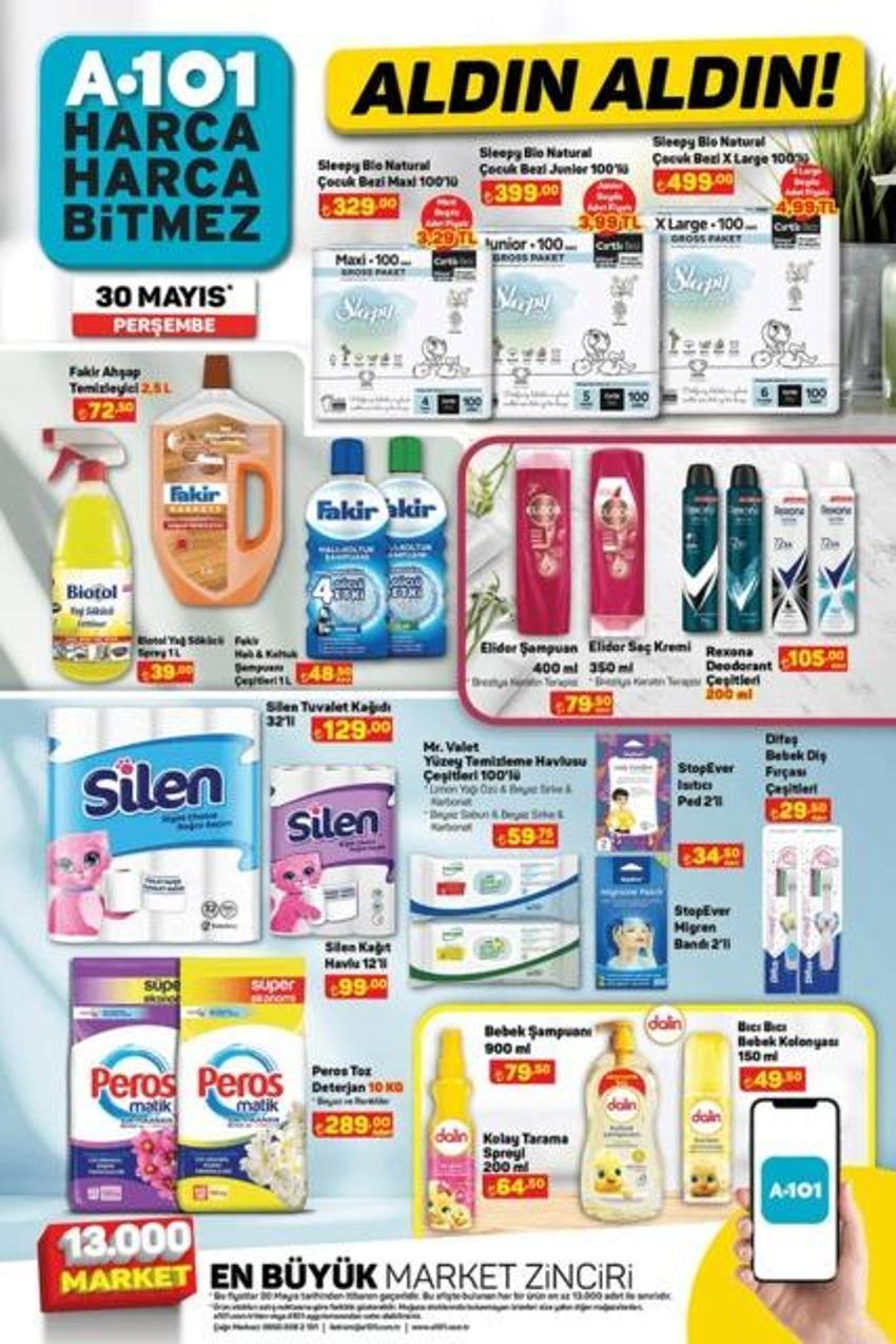A101 30 Mayıs 2024 Aldın Aldın katalog aktüel: Yaz A101'e sıcak geldi, fiyatlar bu ürünlerde düştü! 
