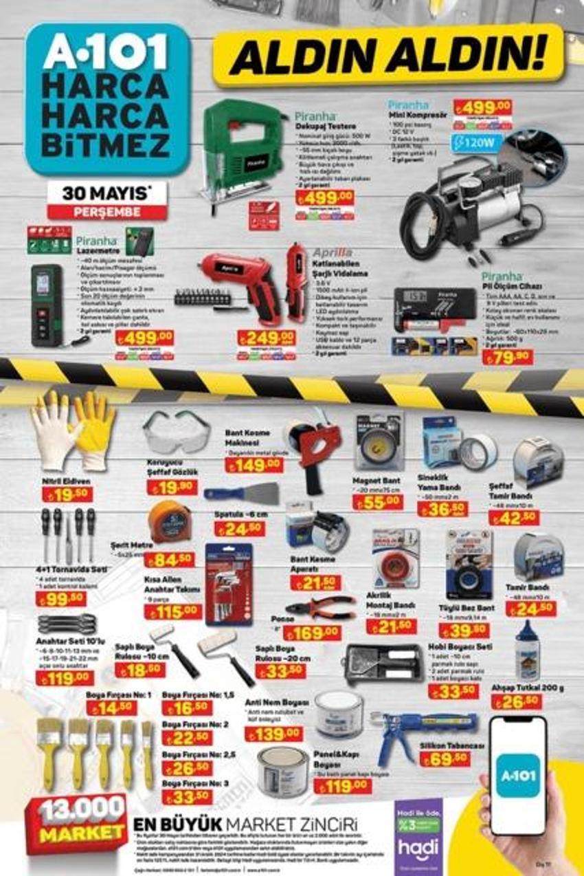 A101 30 Mayıs 2024 Aldın Aldın katalog aktüel: Yaz A101'e sıcak geldi, fiyatlar bu ürünlerde düştü! 