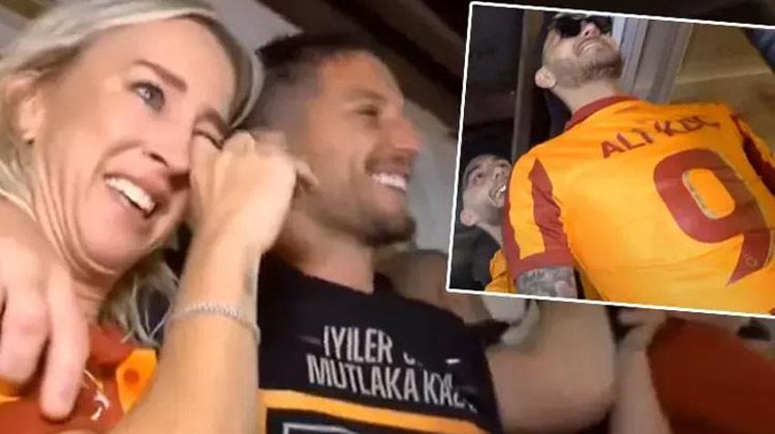 Mauro Icardi, Ali Koç forması giydi! Şampiyonluk kutlamasında Dries Mertens'in eşini ağlatan olay