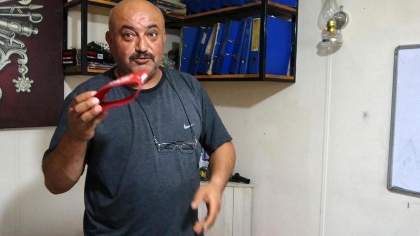 Tatbikatta sakatlanarak tedavi gören emekli uzman çavuşa 20 yıl sonra gelen gazilik gururu