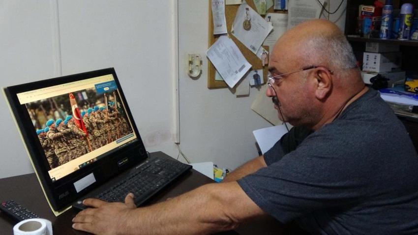 Tatbikatta sakatlanarak tedavi gören emekli uzman çavuşa 20 yıl sonra gelen gazilik gururu