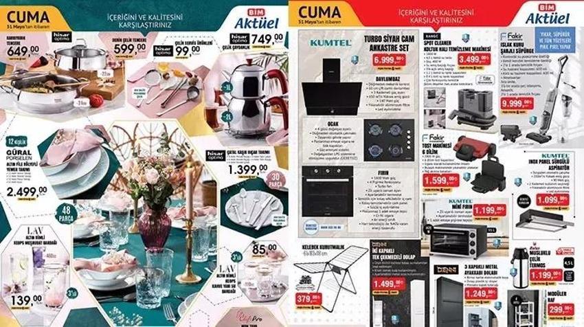 BİM 28-31 Mayıs aktüel katalog 2024: Çay makiknesi, tencere ve çaydanlıkta indirimli fiyatlar! Salı/Cuma BİM kataloğunda neler var?