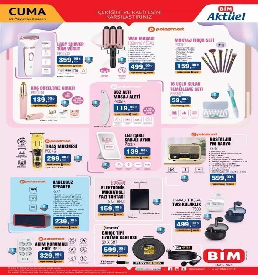 BİM 28-31 Mayıs aktüel katalog 2024: Çay makiknesi, tencere ve çaydanlıkta indirimli fiyatlar! Salı/Cuma BİM kataloğunda neler var?