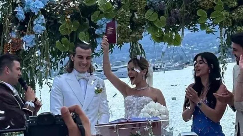 Çağlar Söyüncü, evlenmek için Galatasaray'ın şampiyon olmasını beklemiş! Cengiz Ünder'in görüntüsü olay oldu