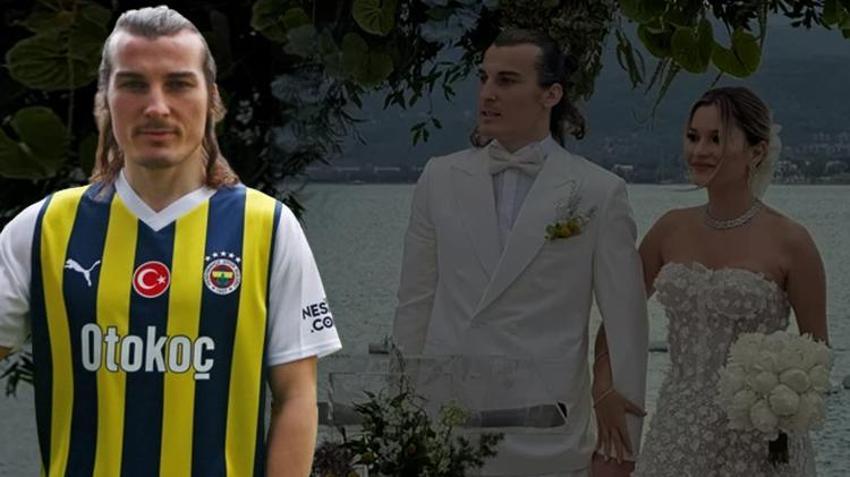 Çağlar Söyüncü, evlenmek için Galatasaray'ın şampiyon olmasını beklemiş! Cengiz Ünder'in görüntüsü olay oldu