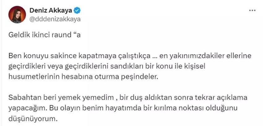 Deniz Akkaya açıklamalarına devam ediyor! ‘Teyzem, kızımı boğmaya çalıştı, babam narsistik kişilik bozukluğuna sahip’