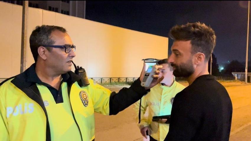 Böyle sabır sınavı görülmedi! Alkolmetreyi görünce dili tutuldu