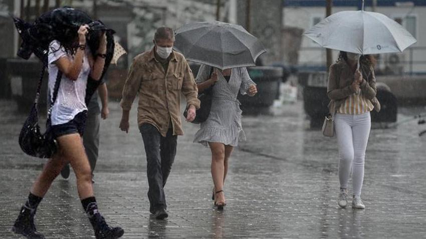 Meteoroloji'den son dakika uyarısı geldi! Hava sıcaklıkları düşüyor, yağmur geliyor! Saat verildi