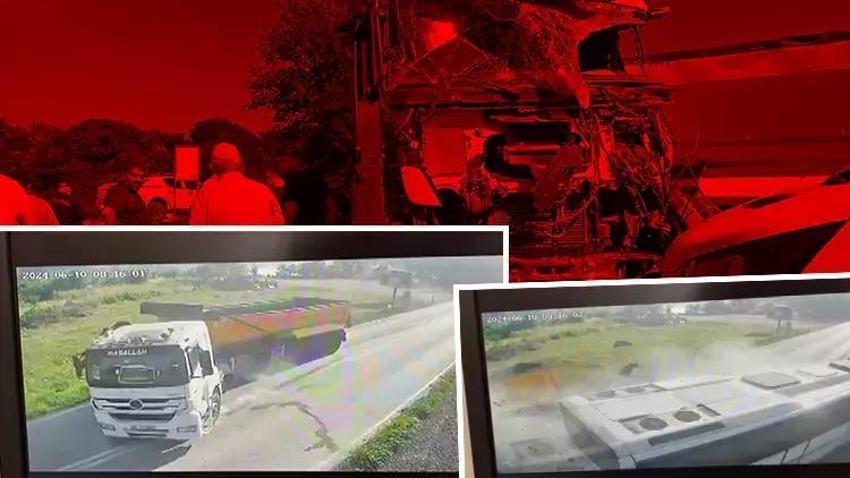 Kocaeli'de işçi servisi ile TIR, kafa kafaya çarpıştı: 1’i ağır 26 yaralı