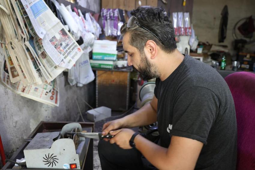 Adana'nın tescilli Tapan bıçaklarında kurban bayramı mesaisi
