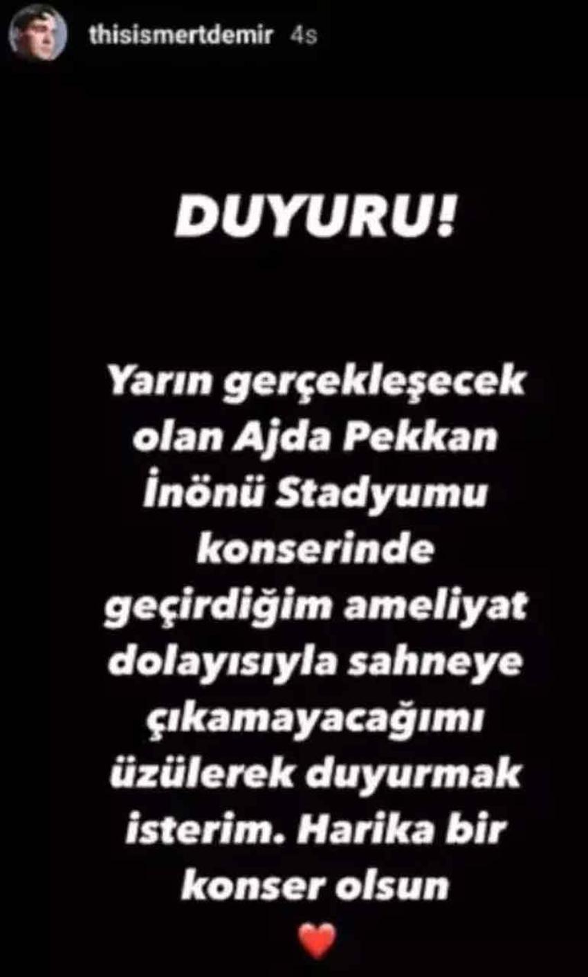 Serenay Sarıkaya ve Mert Demir Ajda Pekkan konserinde ayrı yerlerde! 
