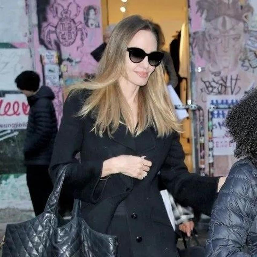 Anjelina Jolie hastalığını bu yöntemle gizliyor! Yeni tarzı garip karşılandı
