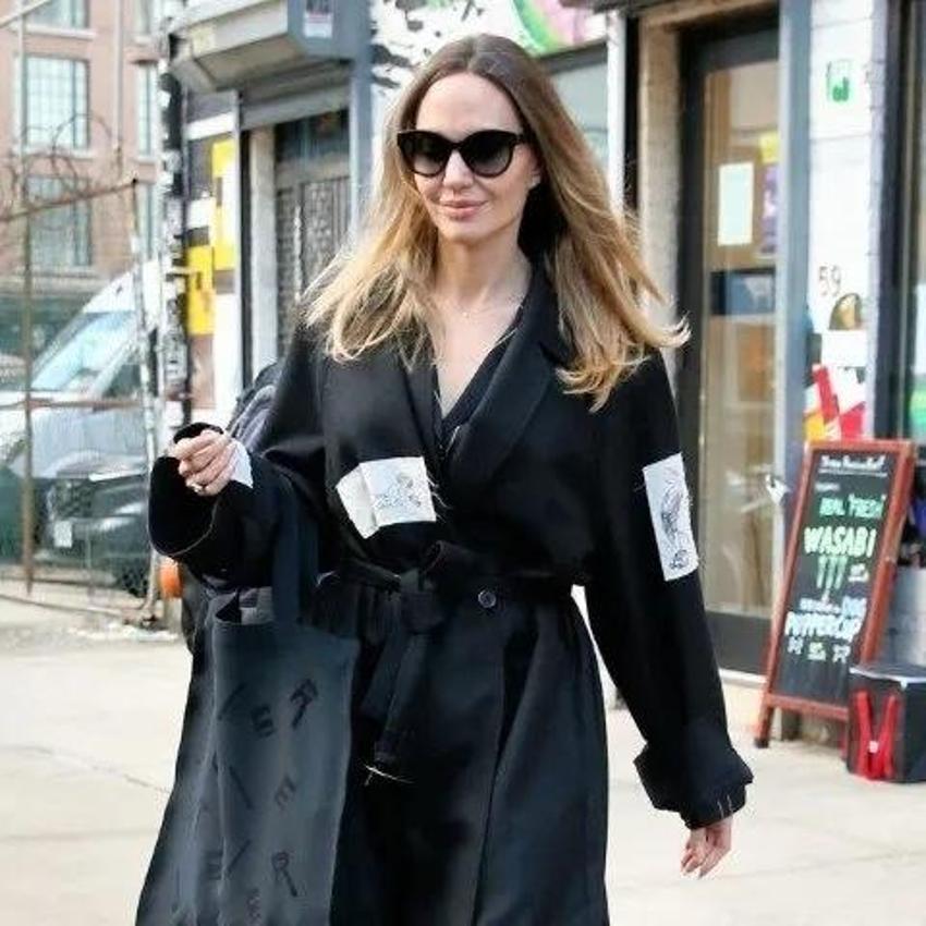 Anjelina Jolie hastalığını bu yöntemle gizliyor! Yeni tarzı garip karşılandı