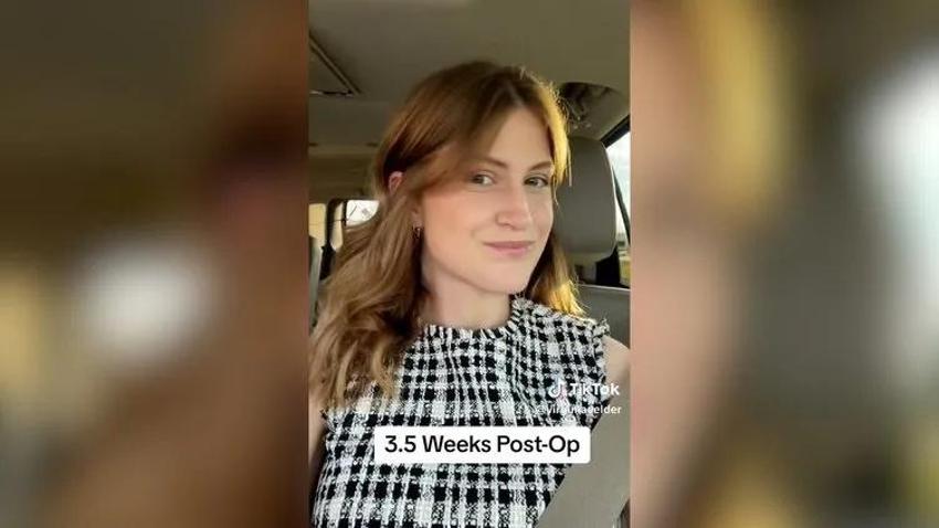 Bir çene ameliyatı bu kadar mı değiştirir! Genç kadının eski ve yeni halinde dağlar kadar fark var
